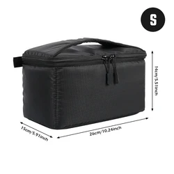 Waterproof Multi-Functional Camera Backpack (Black S 15x22x16cm)
