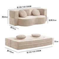 Nordic Simple Vacuum Living Room Compressed Sofas Bed Foam Set Furniture Compressed Sofas Modular Memory Foam Couch Sofas 3