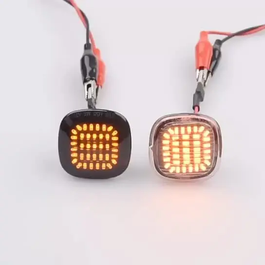 Indicatore laterale a led compatibile per Audi A3 8L, A4 B5, A8 D2 | SEAT Ibiza 6K vetro trasparente