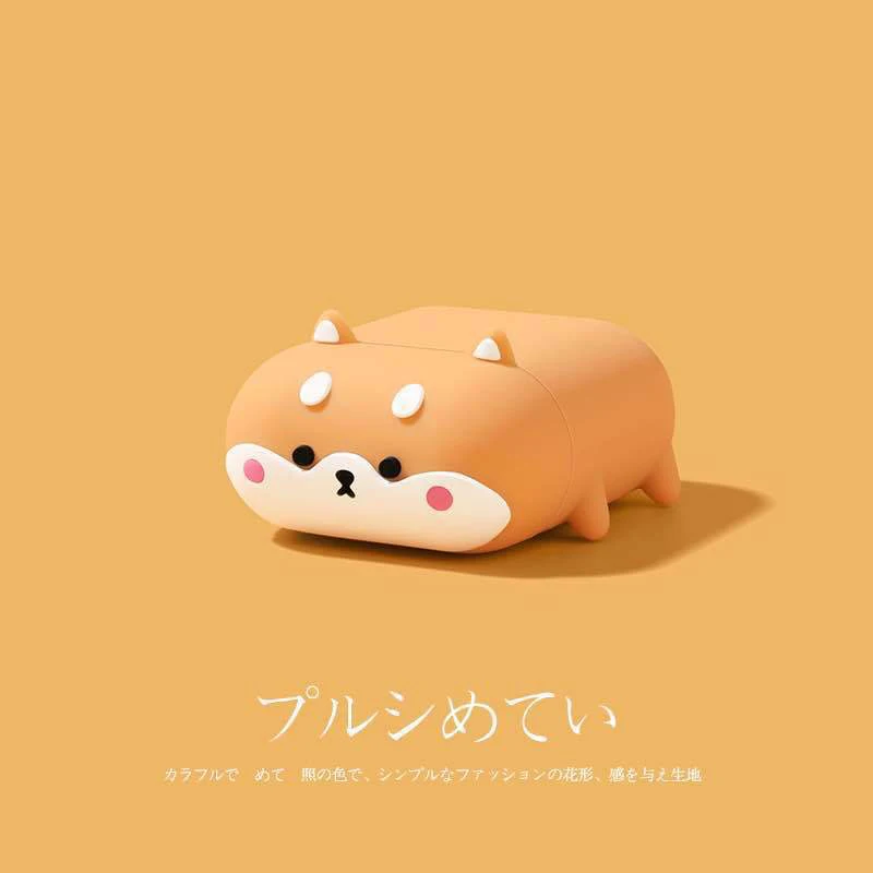 

Lovely Corgi Dog Silicone Case for AirPods Pro2 Airpod Pro 1 2 3 Bluetooth Earbuds Charging Box Protective Earphone Case Cover