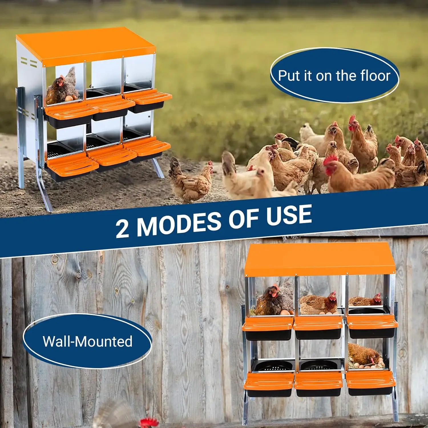 6 Holes Chicken Nesting Box 5