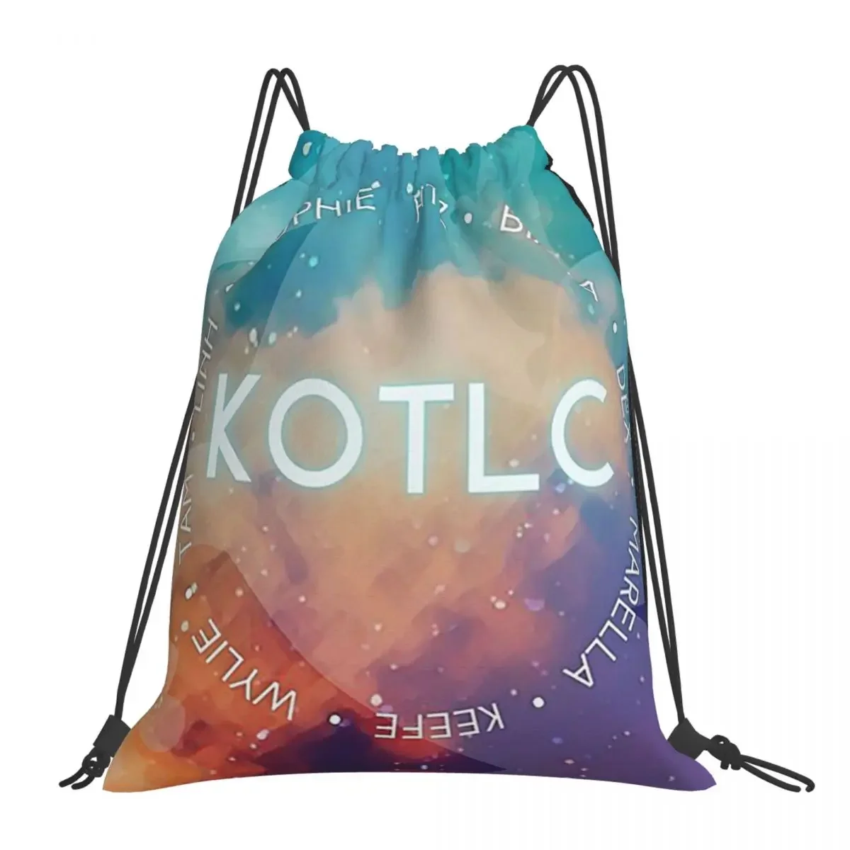 

KOTLC Keeper Of The Lost Cities Inspired Starry Sky Alicorn Backpacks Drawstring Bag Drawstring Bundle Pocket Sports Bag BookBag