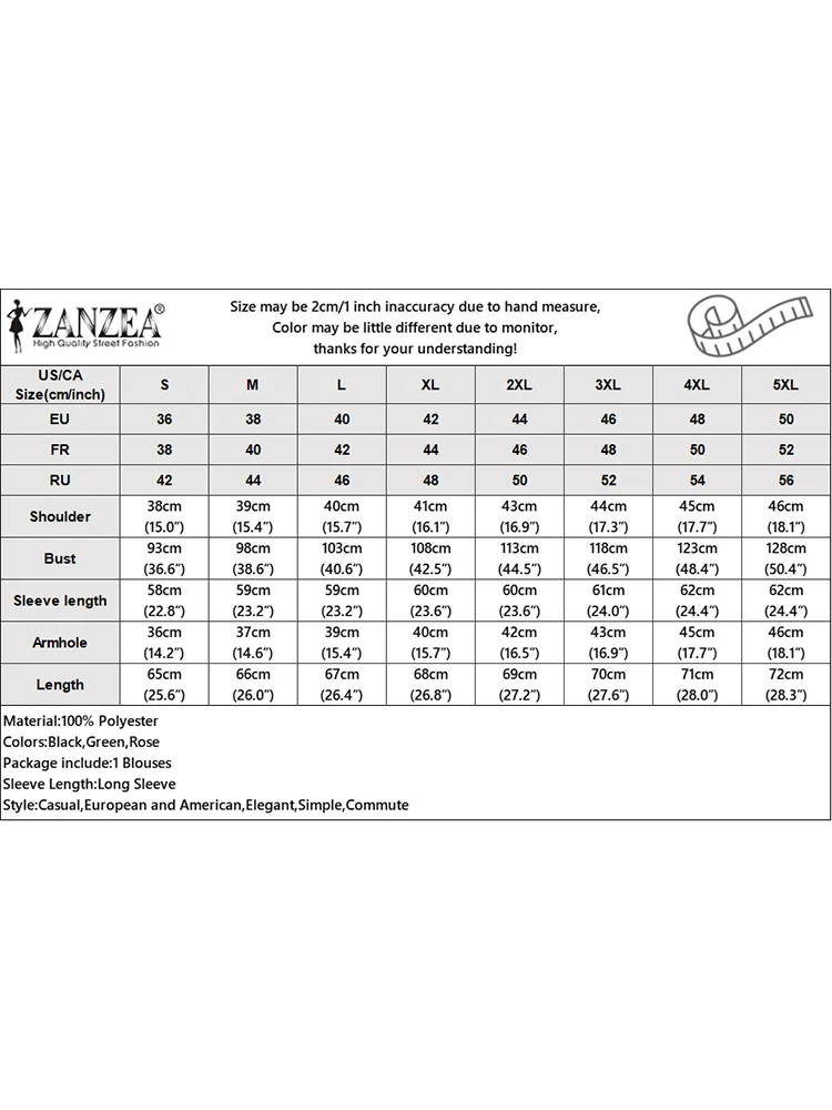 ZANZEA Vintage OL Pleating Blusas Oversized Women V-neck Shirts Fashion Solid Color Tops Tunic 2023 Autumn Long Sleeve Blouses