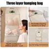 Breathable Mesh Wall Hanging Bag for Underwear Socks,Household Closet Underwear Storage Organization,Laundry Basket for Toy Doll 3