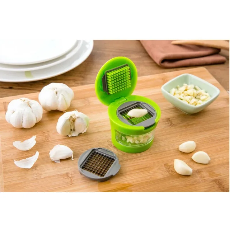 hot Practical Home Kitchen Tool Kit Garlic Press Chopper Slicer Hand Presser Garlic Grinder