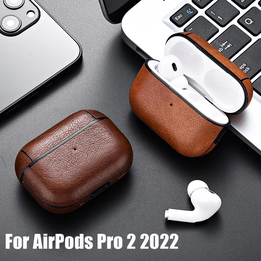 Custodia In Pelle Per Airpods Pro 3 2 1 Custodia Pro2 Per Apple Airpods Pro 2 2Nd 2022 Funda Per Airpods 3 2021 Custodie Cuffie Coque