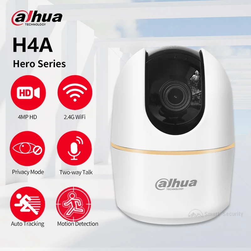 Dahua H4A 4MP Indoor WiFi Camera 360 View CCTV Smart 2K Security