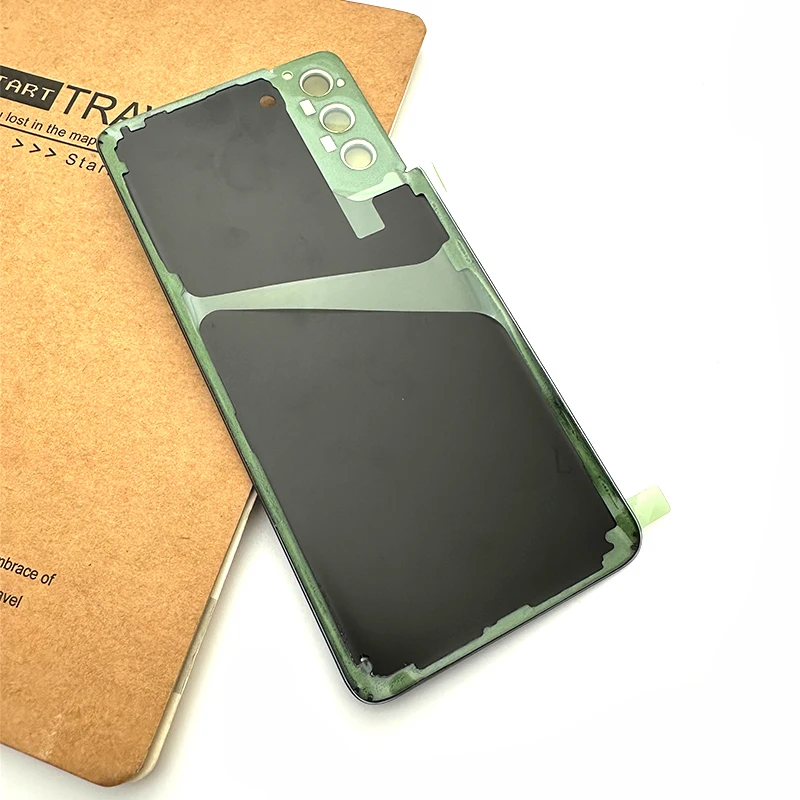 Camera lens cover phone back cover glass phone back cover phone camera lens glass battery cover Back Glass For Samsung Galaxy S21 Plus Battery Cover Rear Door Housing Camera Lens With Adhesive