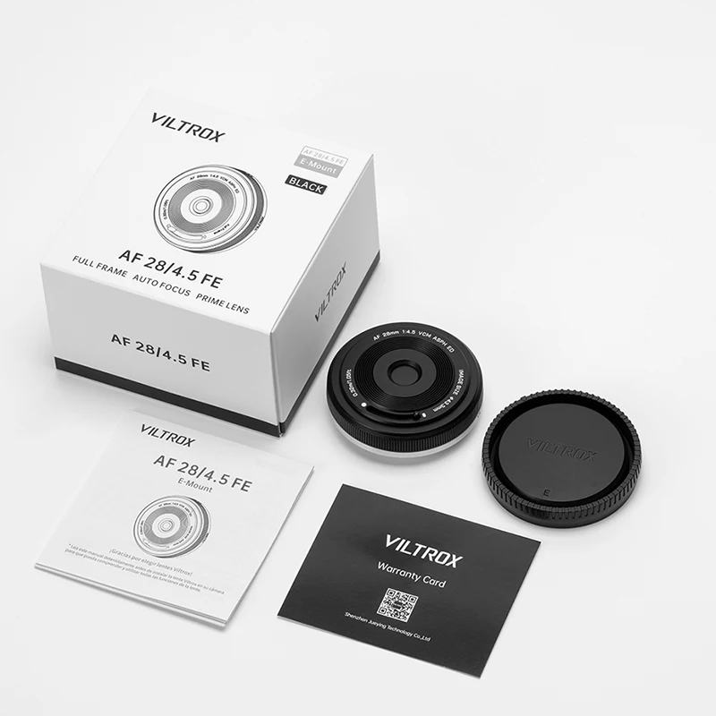Viltrox AF 28mm F4.5 팬케이크 카메라 렌즈 풀프레임 자동 초점 렌즈 ( E/니콘 Z/후지 X/L 시리즈 카메라용)