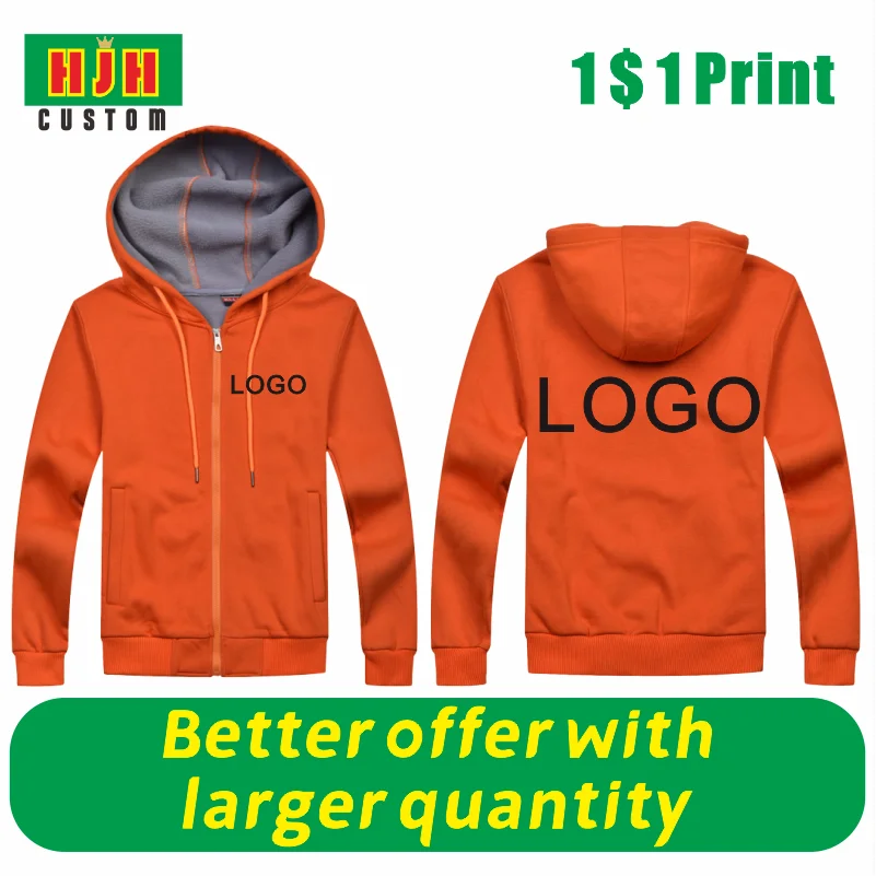 Your-Own-Design-Text-Image-Customized-Zipper-Sweatshirt-DIY-Printed ...