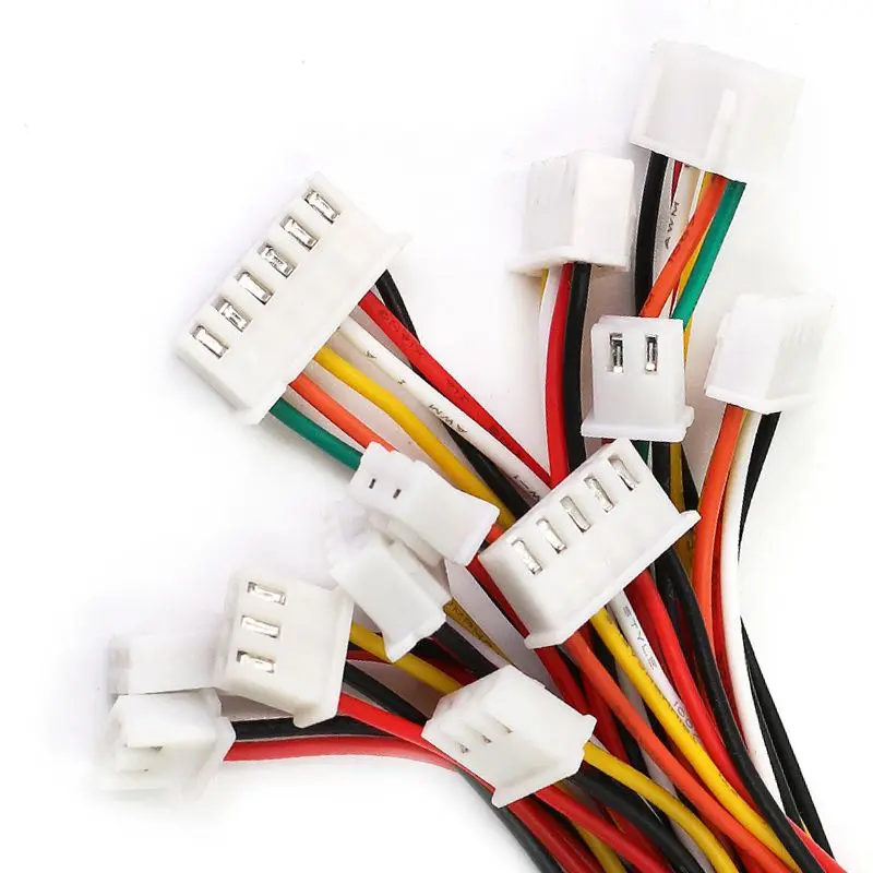 50 Stück Micro JST XH2.54 2P 3P 4P 5P 6PIN Stecker-Buchse-Verbinder 2,54mm Abstand Mit Metallkabel Batterieladekabel – Detail 11