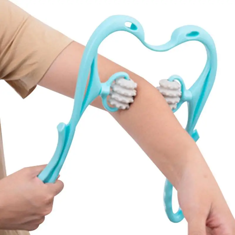 

Neck Roller Portable Handheld Manual Roller Massager Tool Lightweight & Portable Neck Massager Suitable For Neck Hands And Legs