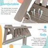 Chair 2-Seat - Children's Outdoor Chair with High Backrest, Arm Rest, 300 Lbs Capacity, Wood Double Loveseat 6