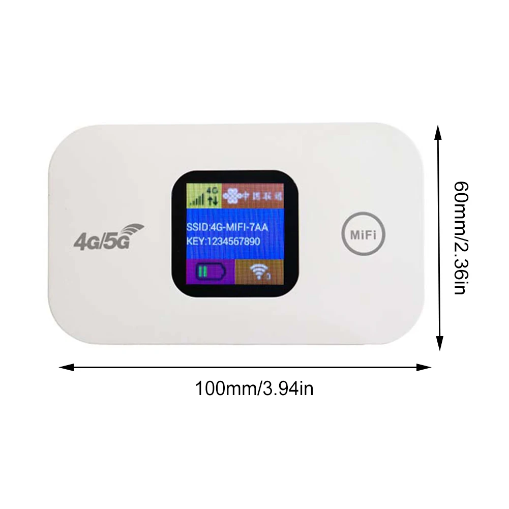 Portable High-Speed Mobile WiFi Router with Sim Card Slot