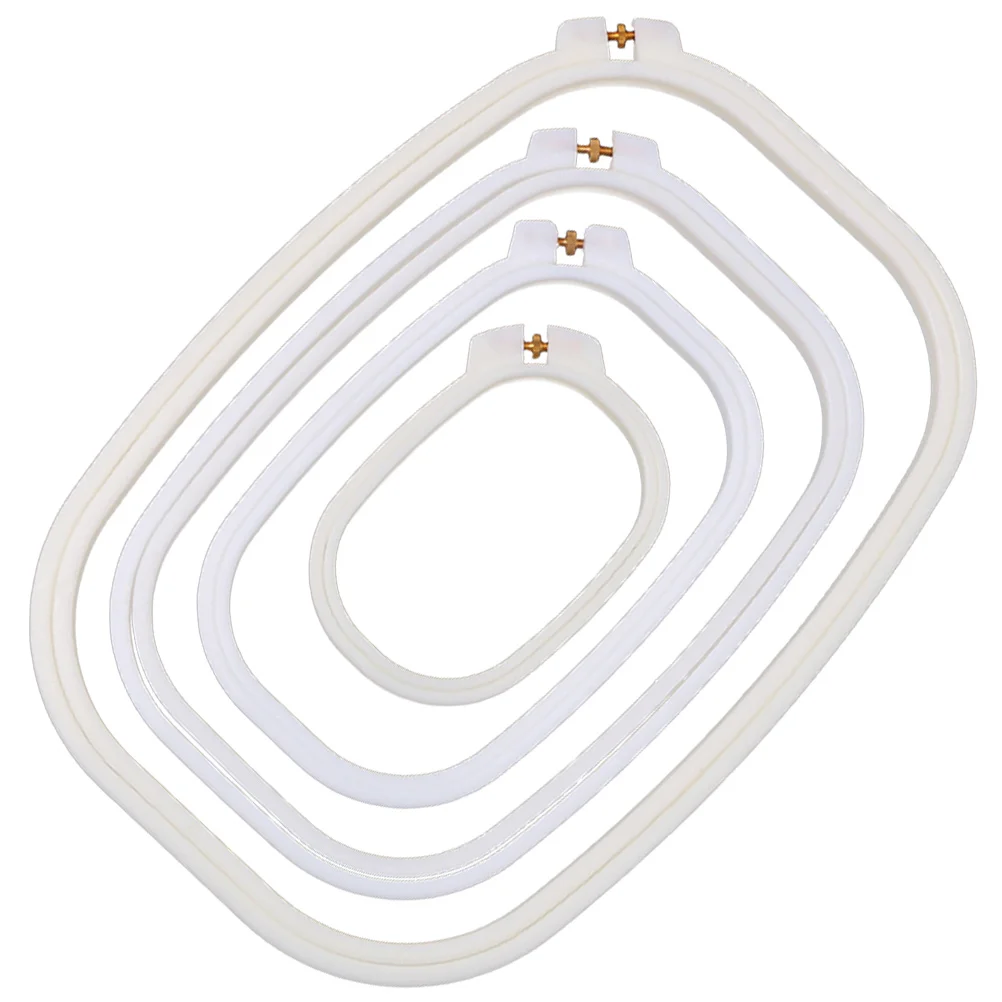 

4pcs Quilting Accessories Hoops Embroidery Hoops DIY Sewing Embroidery Hoops Needlework Tool