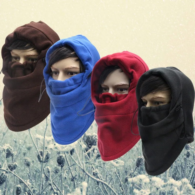 1PC Winter Outdoor Masked Headcover Multi Functional Integrated Cycling Dustproof and Cold Proof Sports Hat