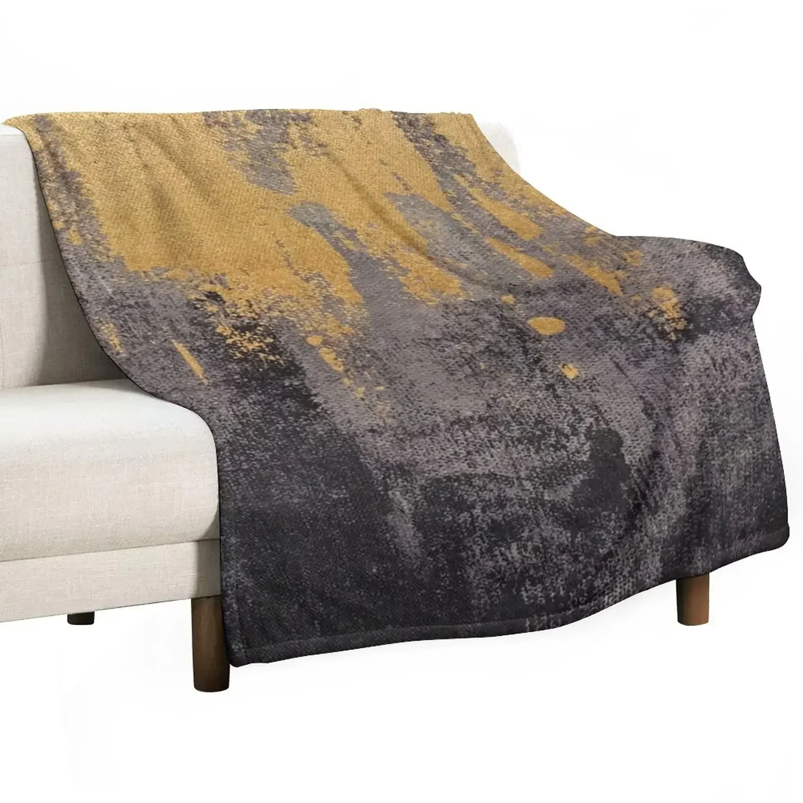 

Black and gold pattern Throw Blanket Soft Blankets For Bed Blankets