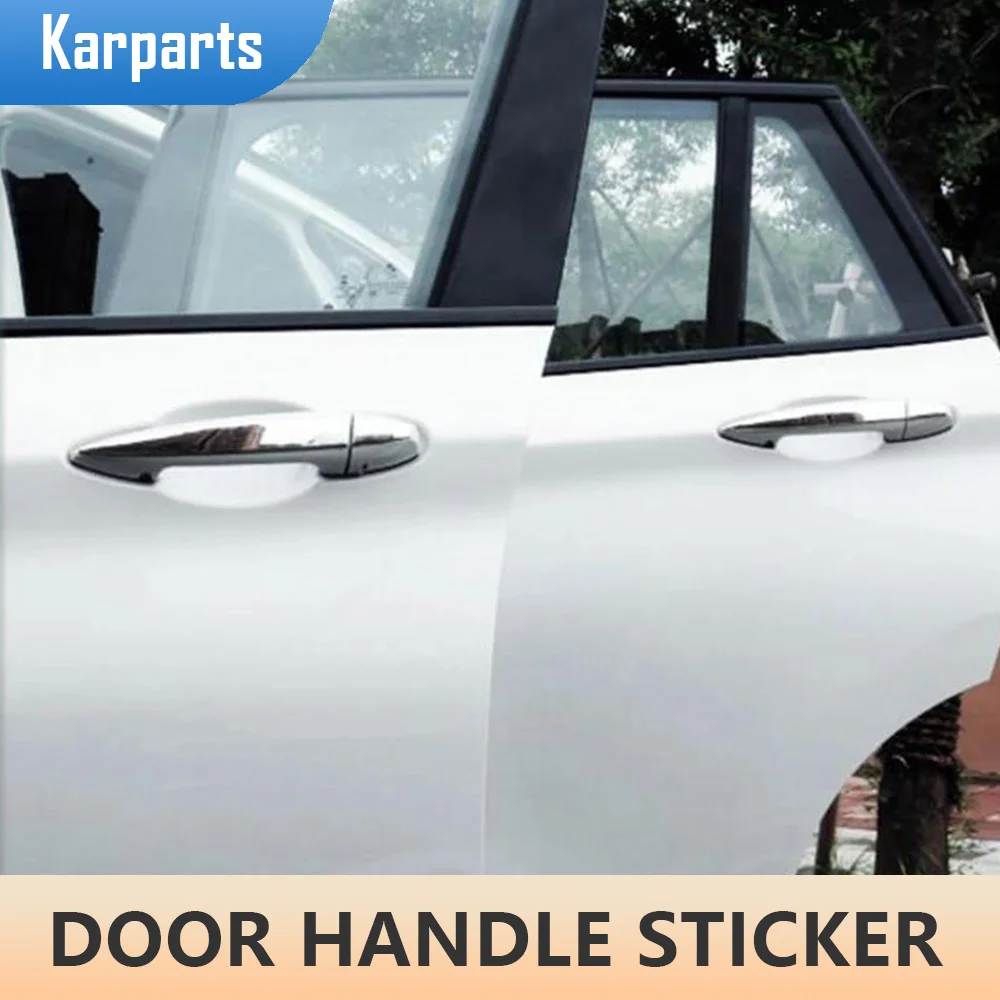 

4Pcs/set Car Exterior Door Handle Cover Decoration Sticker Trim for BMW X1 F48 2016 2017 2018 2019 2020 Styling Accessories
