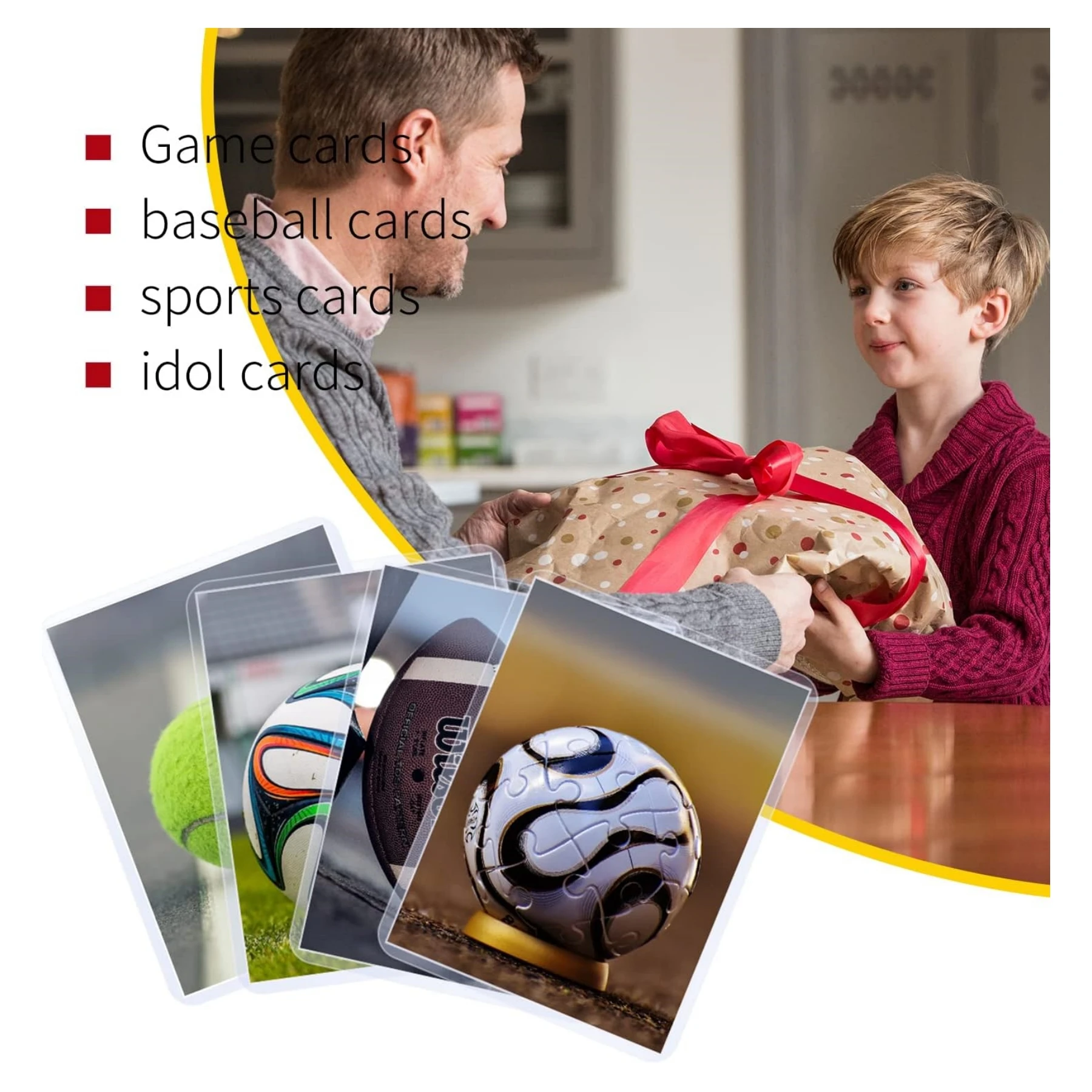 Card Toploaders 3" x 4" Clear for Cards with Card Sleeves 25/50/100ct