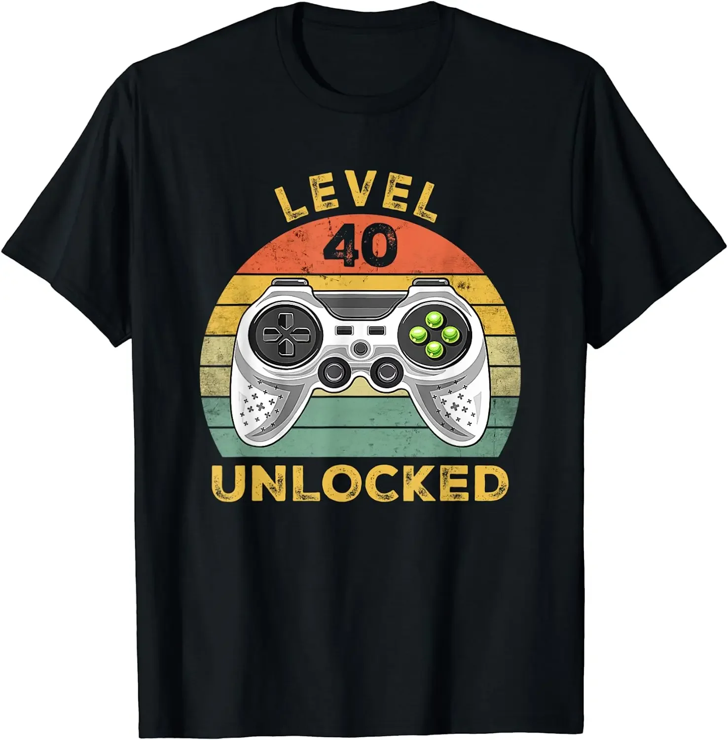 

Level 40 Unlock Game Men's T-shirts Short Sleeve Casual Cotton O-Neck Summer Shirts