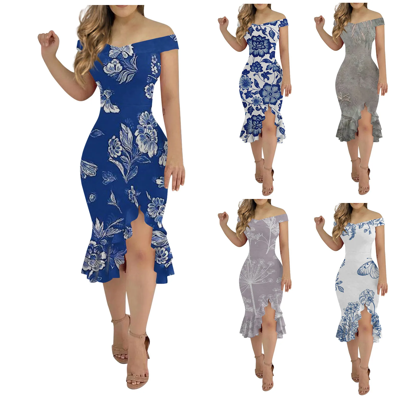 

Elegant Summer Dress 2023 Women Luxury Religious Tradition Ethnic Loose Flared A-line Dress Cheap Dresses With Free Shipping