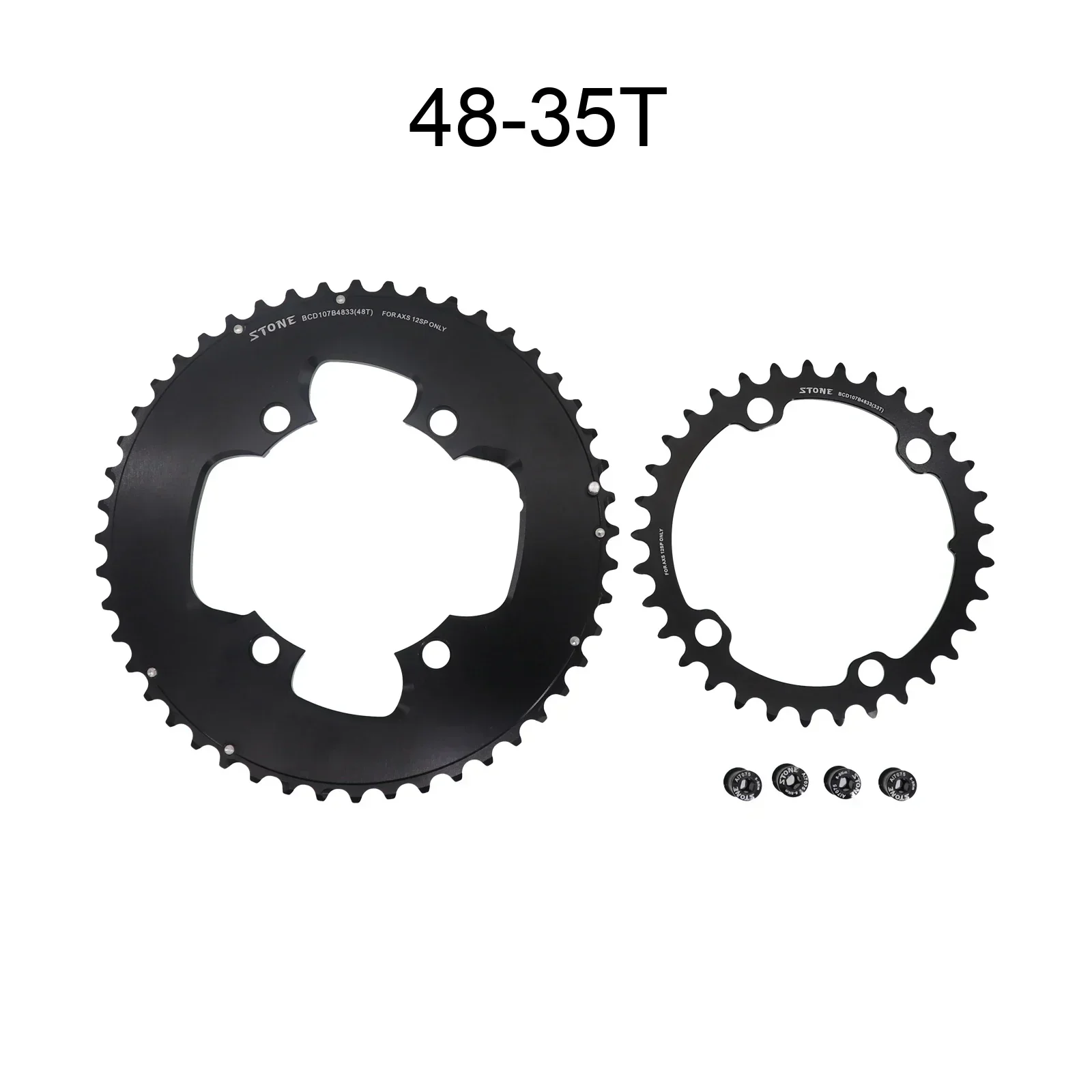 SRAM 48-35T 12SP チェーンリング 新品】SRAM Red AXS パワーメーター チェーンリング 48/35T SRAM