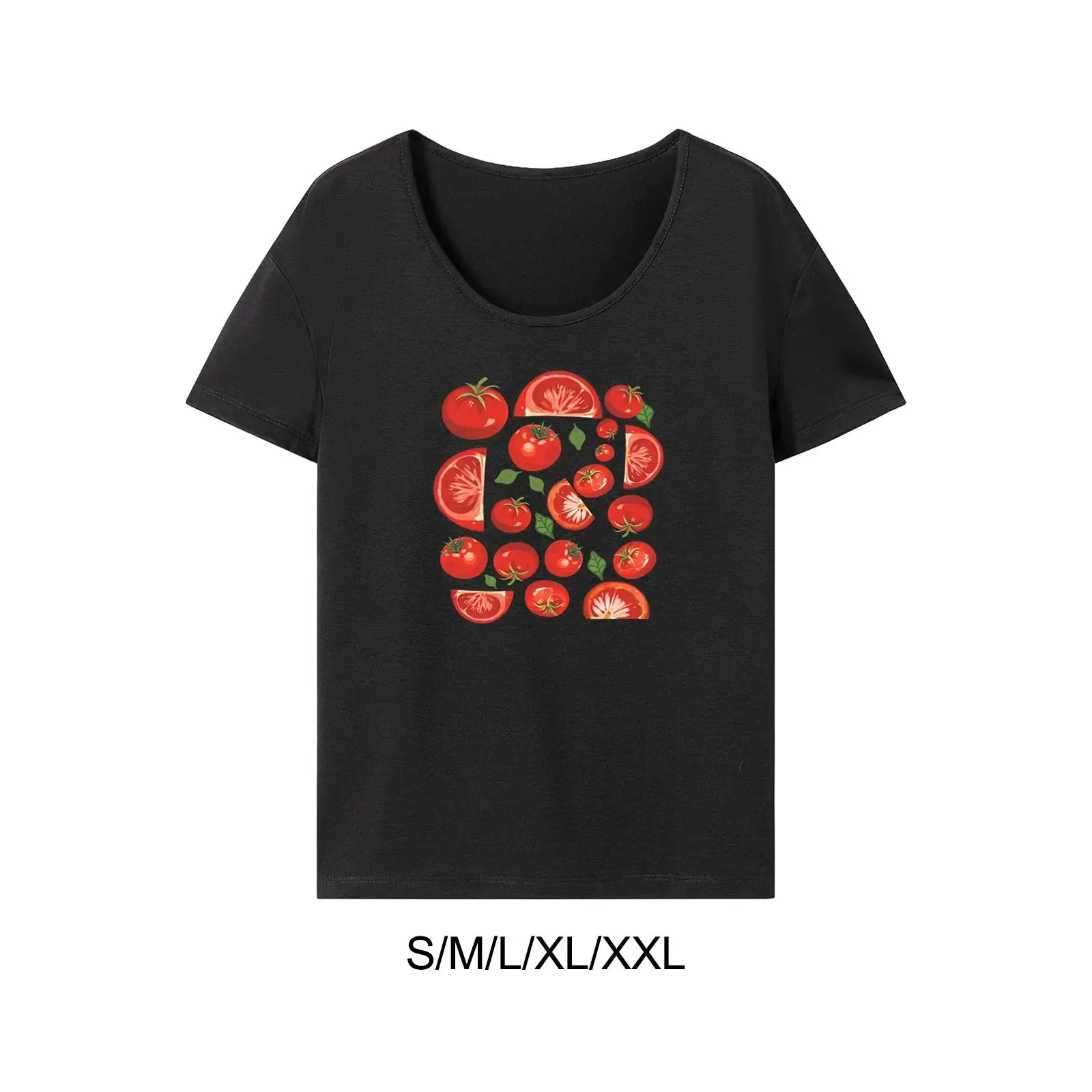 

Women's T Shirt Short Sleeve Tops Black Basic Tee Clothes Casual Trendy Female T Shirt Summer Tops for Walking Sports Travel