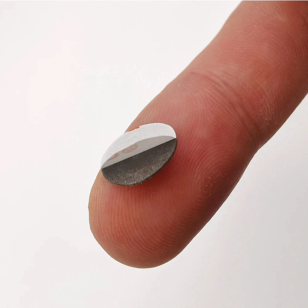 5PCS [Dia8mm] Micro Small Size RFID 13.56mhz NFC F08[Clone S50 Classic 1K] Programmable Chip Bluetooth Label/Sticker FPC Tag
