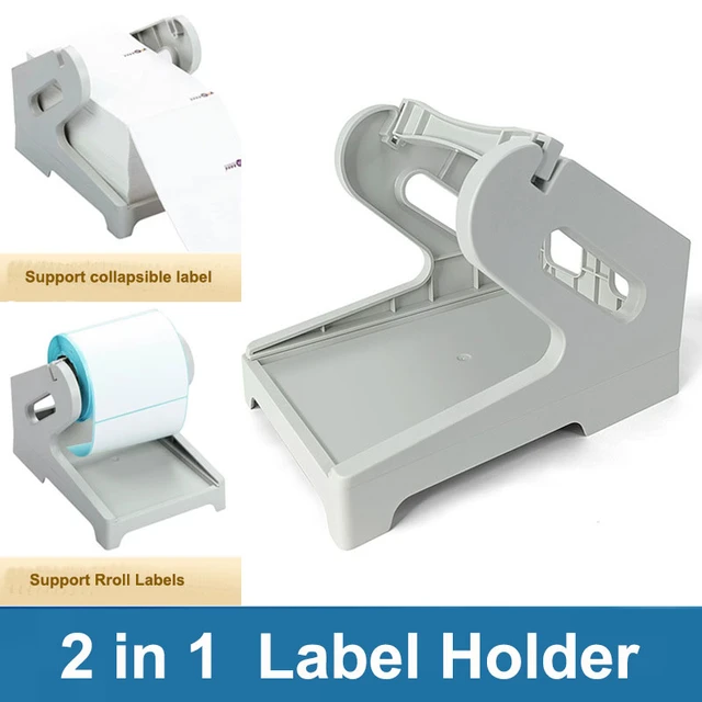 Thermal Label Holder Thermal Printer Label Holder For Rolls And Fanfold Sticker  Roll Holder For Desktop Label Printer Label - AliExpress