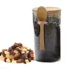 Overnight Oats Jars glass sealed jar With Lid And Spoon Glass Mason Jars Food Storage Container for Cereal Fruit Milk Salad Oats 3