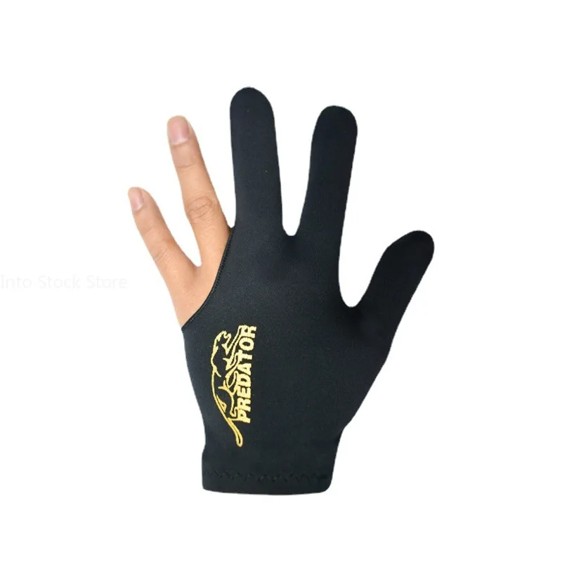 Left Hand Three Finger Smooth Biliardo Fingerless Gloves Guanti Accessories Snooker Billiard Glove Embroidery fingerless gloves