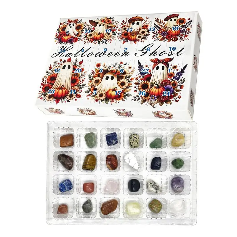 Calendario DellAvvento In Cristallo 24 Pietre Preziose Naturali, Pietre Curative, Calendario Dellavvento Con Pietre Preziose Geografiche E Minerali 251030 Da 27,58 € | DHgate