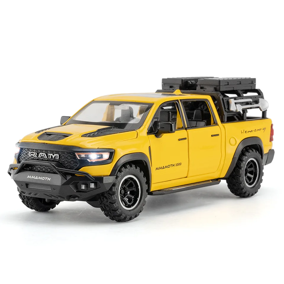 1:32 ダッジ RAM 1000 TRX マンモス Picku 合金車モデル音と光