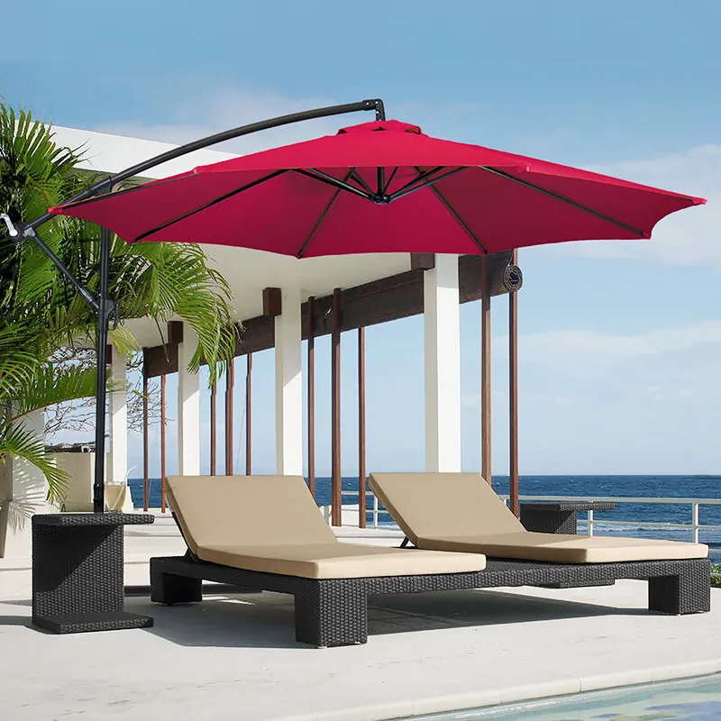 UV Protection Parasol Sunshade Umbrella Cover 3 Meters Garden Umbrella Cover Waterproof Beach Canopy Replacement 6/8 Ribs