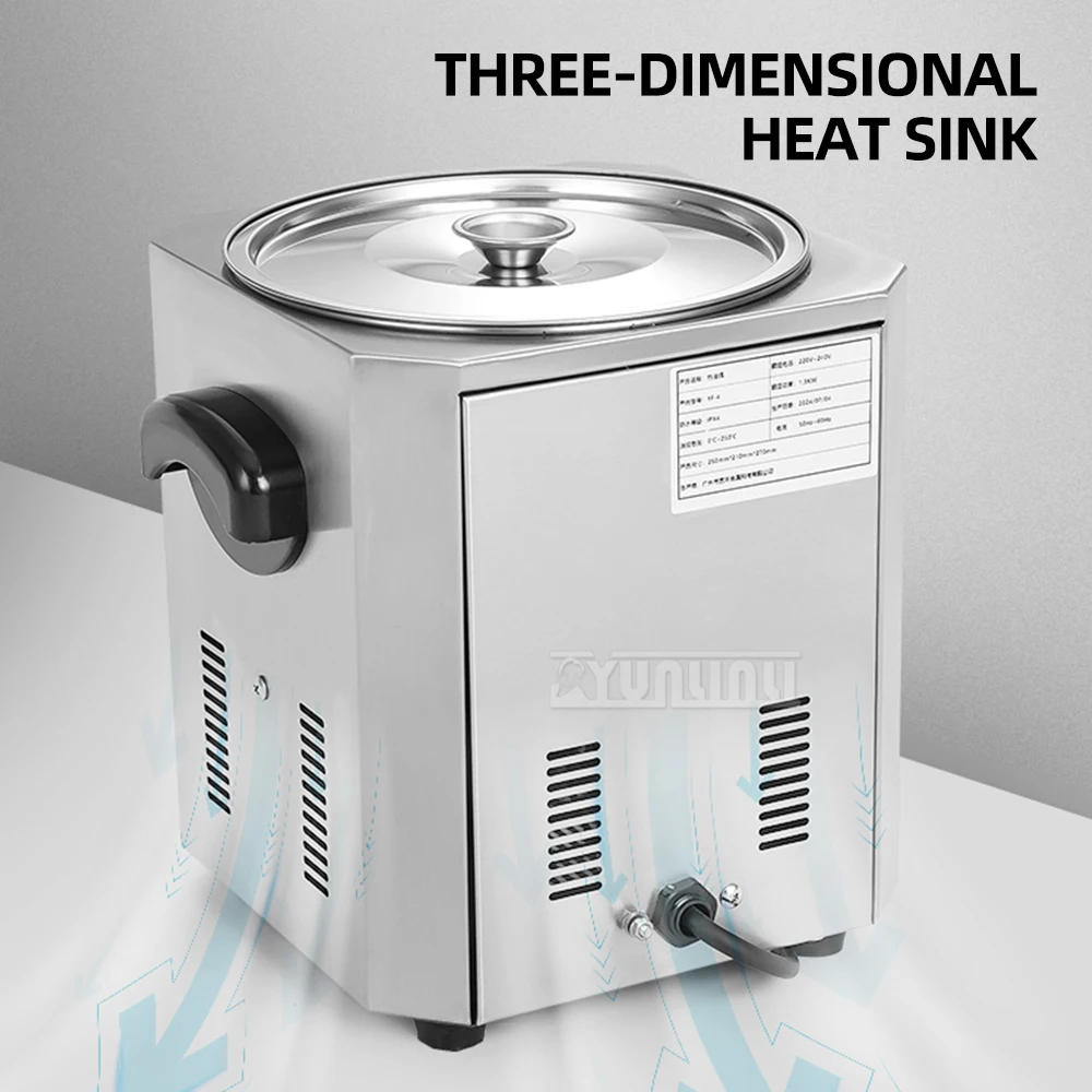 Temperature Controll Freidora El&eacute;ctrica Env&iacute;o Gratis Single Cylinder Hot Oil Fryer Commercial Fried Egg Machine