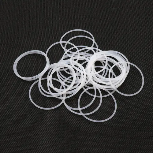 10/50Pcs White Silicone VMQ O-Ring Gasket CS 1mm OD 3 ~ 50mm Food Grade Waterproof Washer Nontoxic Silicone Rubber Sealing Ring - Image 3