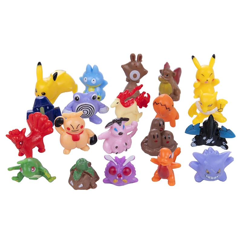 deadpool toys 4-6cm Pokemon Anime Figure Non-Repeat Style Pikachu Charizard Pocket Monster Pet Toy Figure Collectible Model Kids Birthday Gift wwe toys