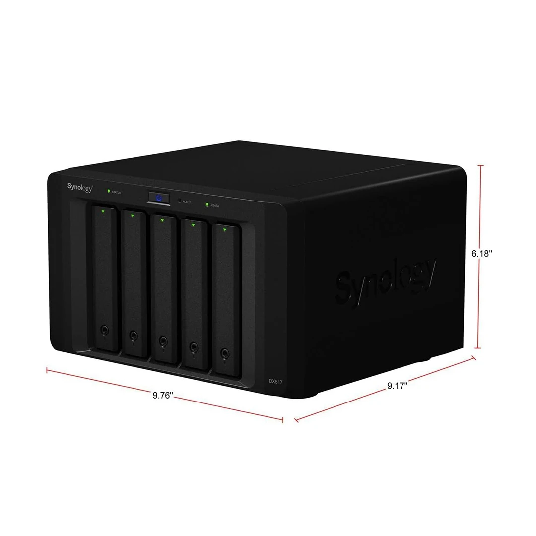 Synology 5베이 NAS DiskStation DX517(디스크 없음)