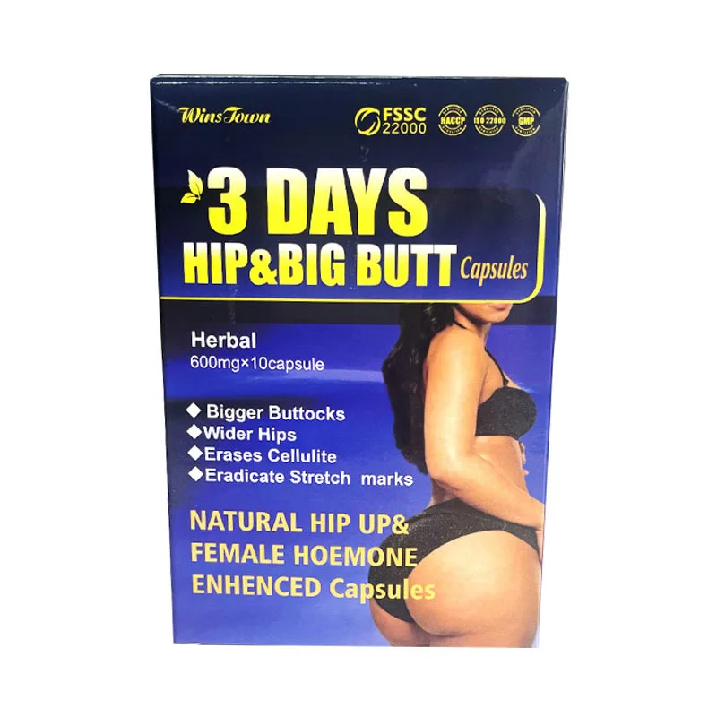 1 Pc 3-day Hip Big Butt Capsule Health Food Eradicate Stretch Marks Increase Hip Lifting Tightening buttock enhancement pills
