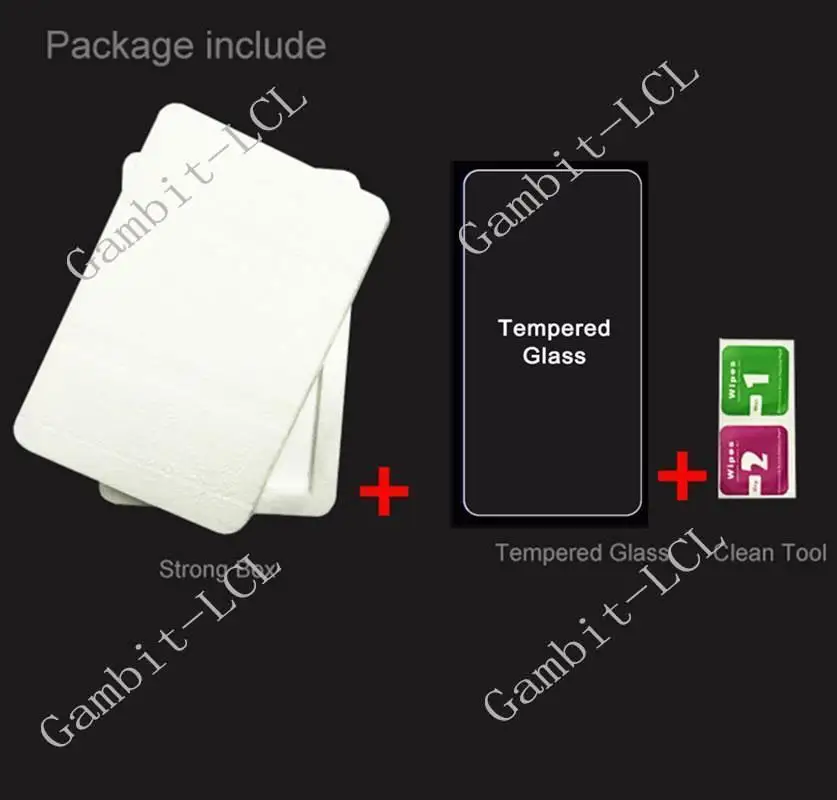Premium Tempered Glass Screen Protector Film - 3 Pack