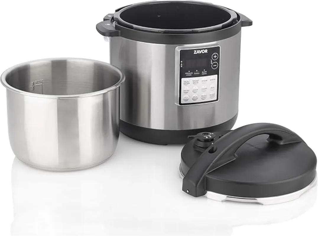 6 Quart Multi-cooker with America's Test Kitchen Multicooker Perfection Cookbook Stainless Steel Easy Healthy 5