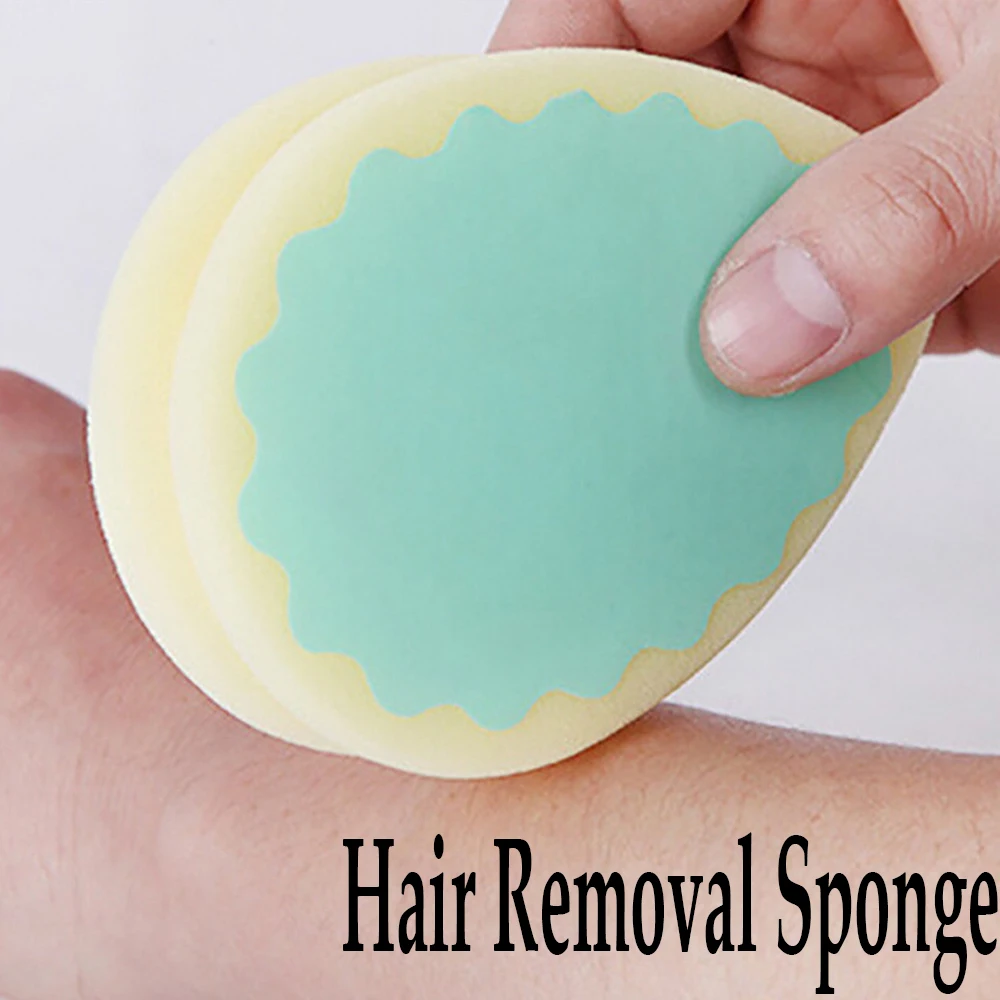 

HEALLOR Ladies Lovely Popular Hair Removal Depilation Sponge Pad Tools Remove Hair Remover Skin Care Sponges Beauty Tools 1PC