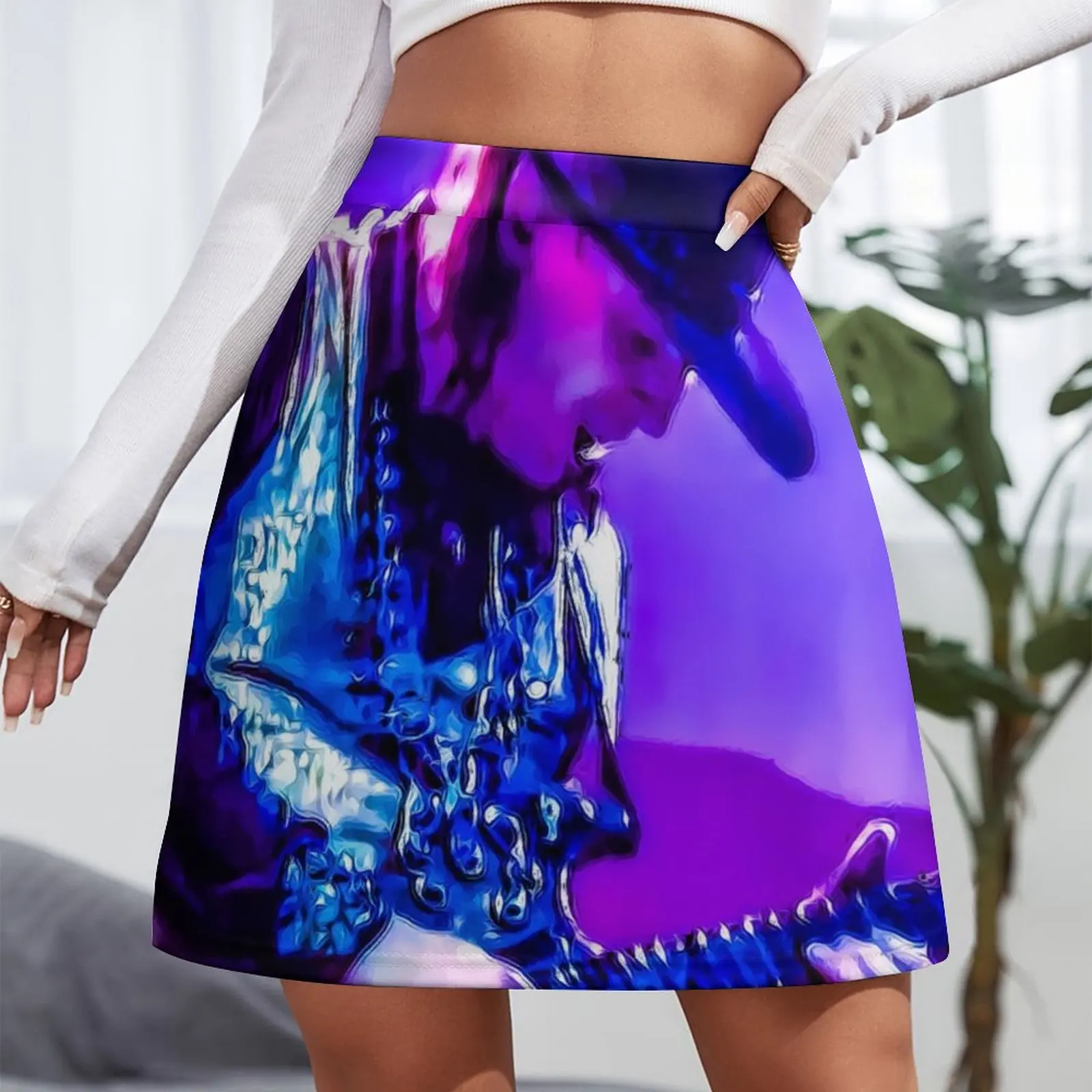 Stevie Ray Vaughan - Tightrope Mini Skirt rave outfits for women Clothes for summer