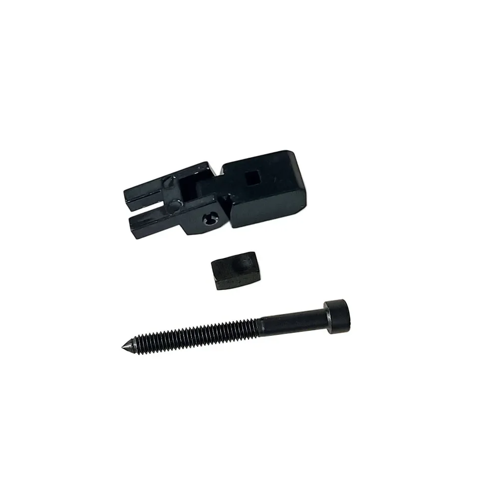 6 Stück E-Gitarre Doppelverriegelungssystem Locked String Sättel Tremolo Brücke Schwarz/Chrom/Gold – Detail 28