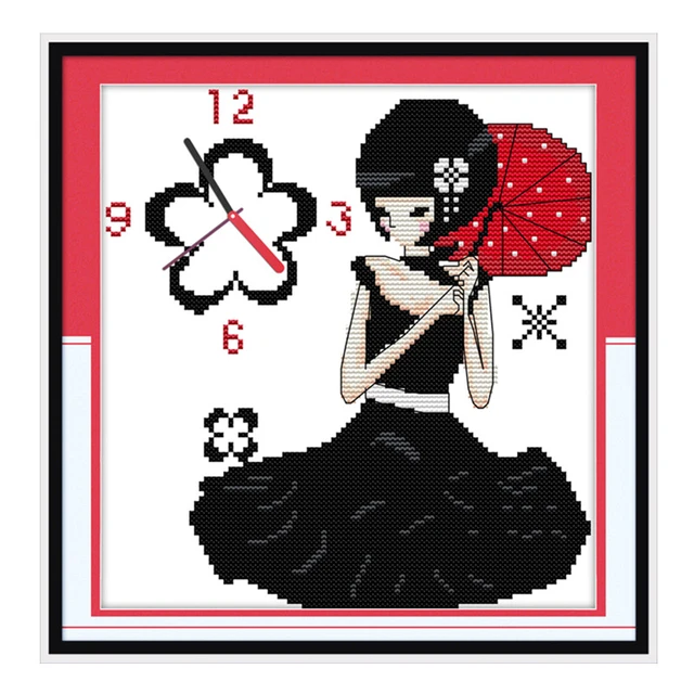 Manual Diy Small Cross Stitch Kit Simple Modern Beginner Child Novice  Embroidery Beautiful Flowers Decorative Painting - Cross-stitch - AliExpress