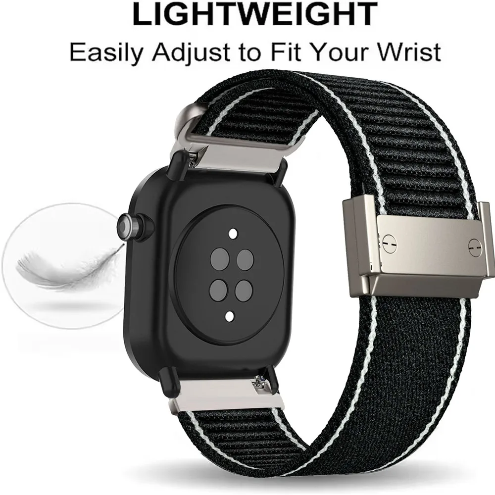Dual-Styled Strap Set: Premium Metal and Nylon Bands