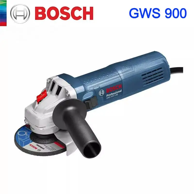 

Угловая шлифовальная машина серии Bosch GWS 9, 125/100 мм, режущий диск, многофункциональный инструмент для резки, полировки, вращения, 900 Вт, угловой шлифовальный станок