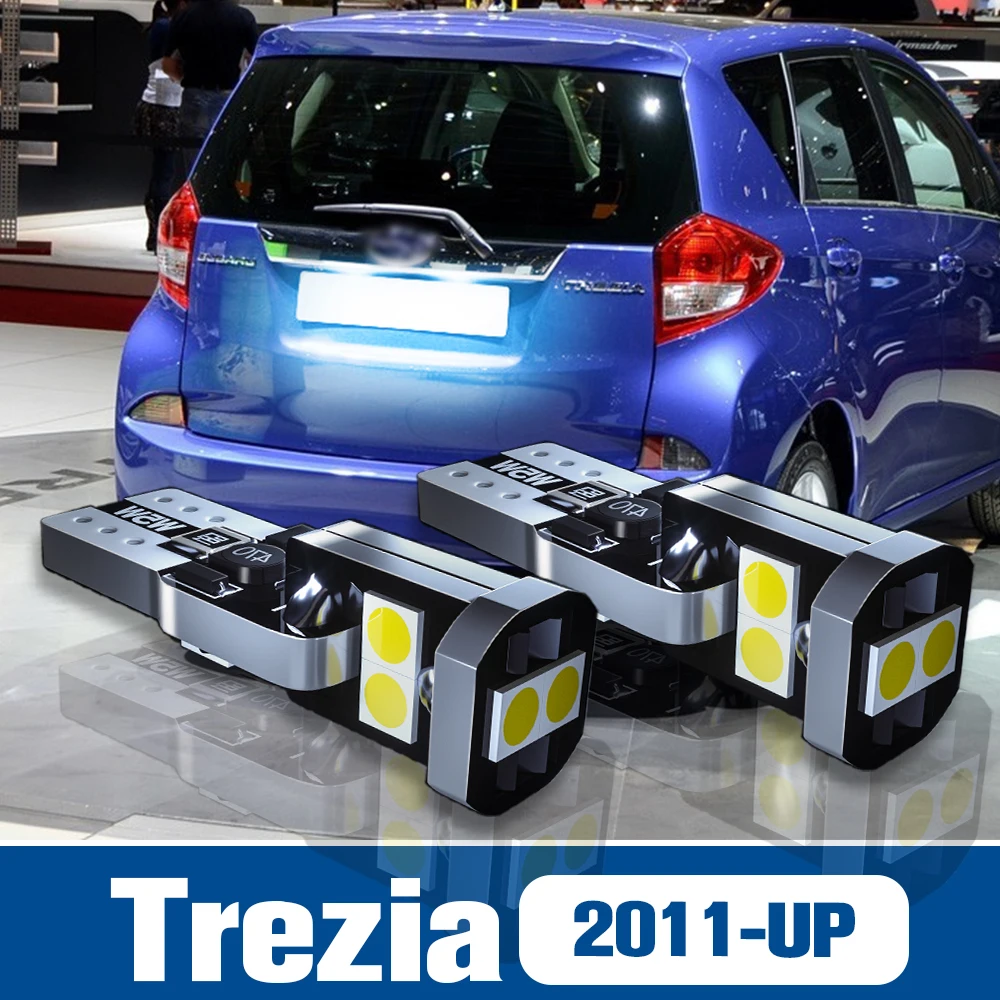

2pcs LED License Plate Light Lamp Accessories Canbus For Subaru Trezia 2011 2012 2013 2014