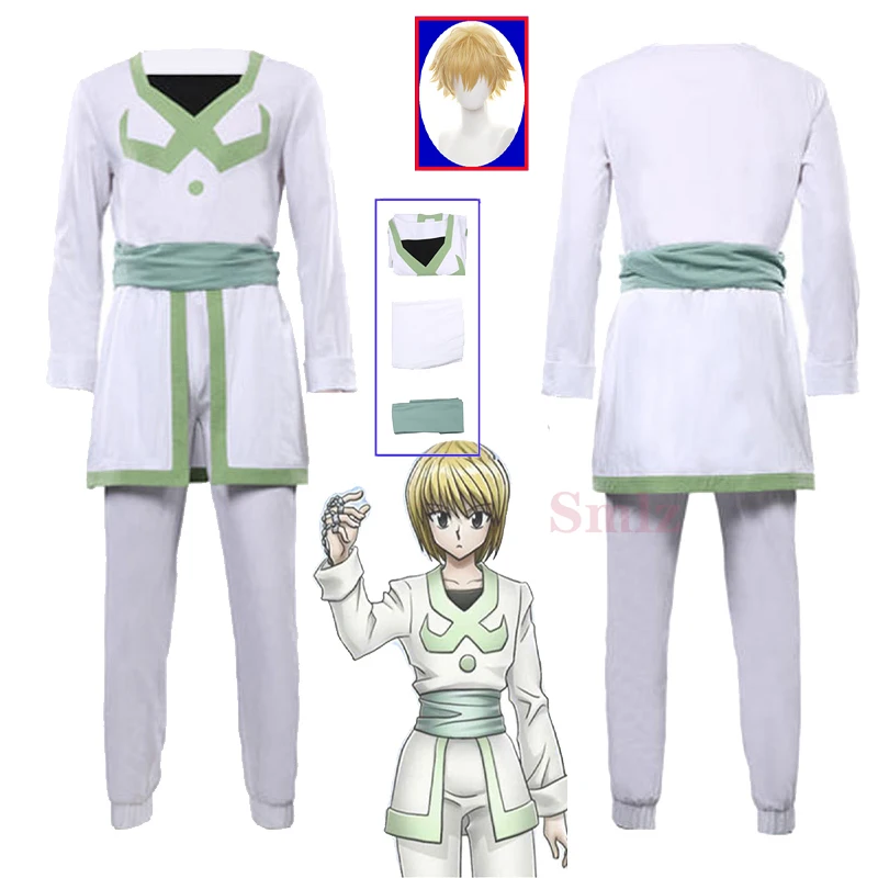 

Anime Hunter x Hunter Kurapika Cosplay Costume Kids Pants Cape Outfits Halloween Carnival Suit