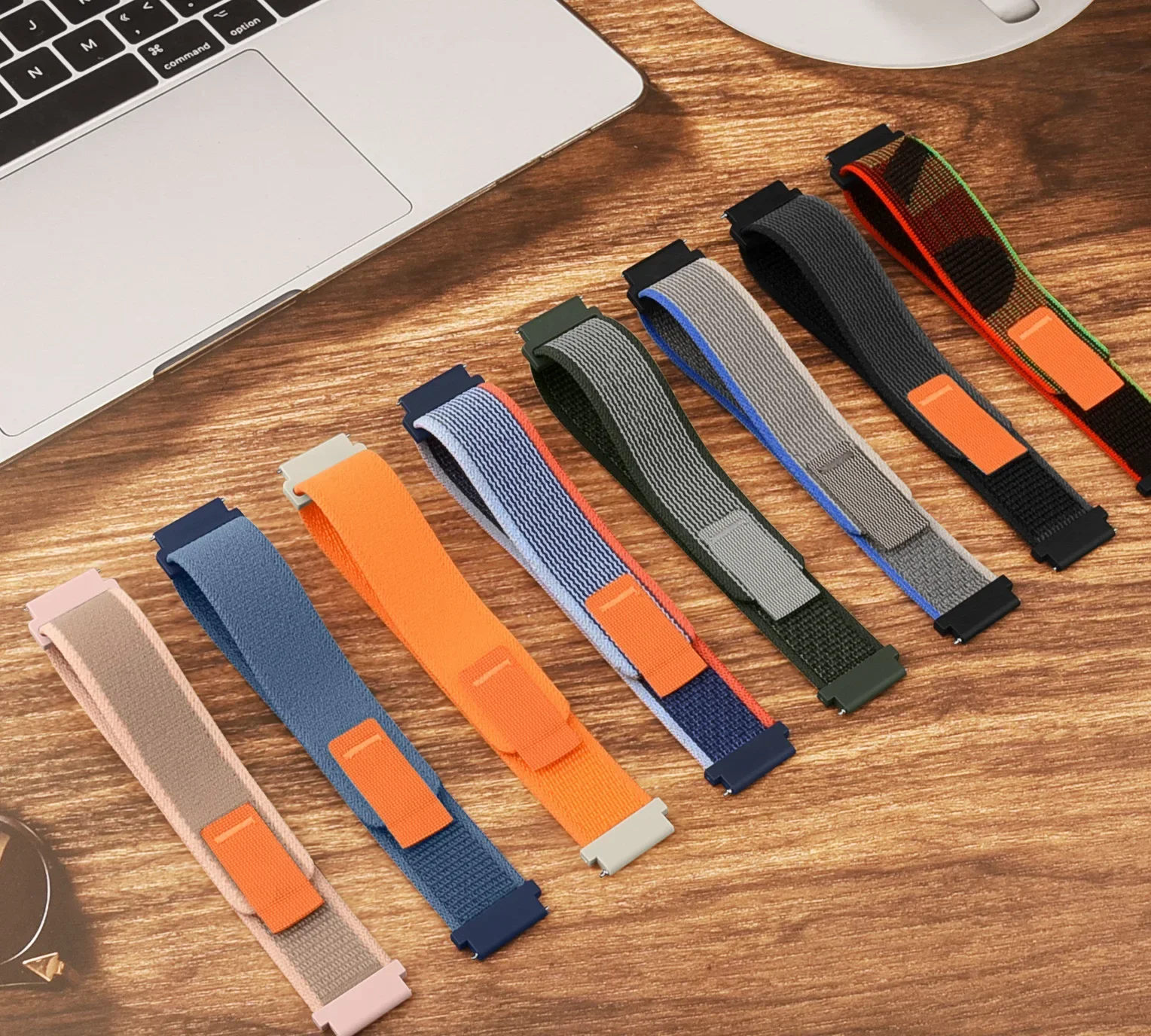 Adjustable Nylon Loop Sport Strap, 20mm & 22mm